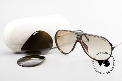 Carrera 5593 80er Aviator Sportsonnenbrille, KEINE Retrosonnenbrille, 100% vintage ORIGINAL, Passend für Herren