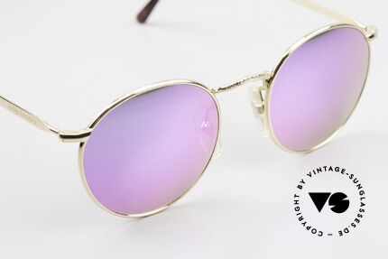 John Lennon - Imagine Pink Verspiegelte Sonnengläser, KEINE RetroSonnenbrille, sondern ein altes Original, Passend für Herren und Damen