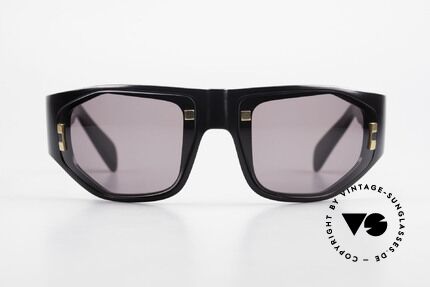 Paloma Picasso 3701 90er Damen Wrap Sonnenbrille, spektakuläre Form mit goldenen Applikationen, Passend für Damen