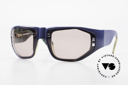 Paloma Picasso 3701 Wrap Around Sonnenbrille 90er, Damen Designer-Sonnenbrille von Paloma Picasso, Passend für Damen