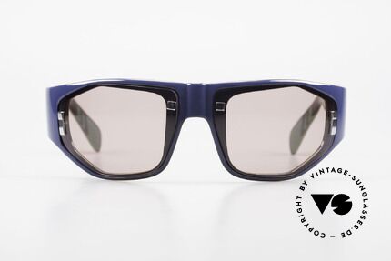 Paloma Picasso 3701 Wrap Around Sonnenbrille 90er, spektakuläre Form mit temperamentvollen Muster, Passend für Damen