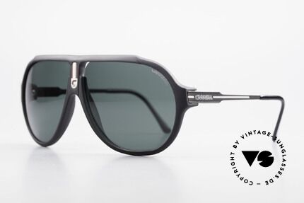 Carrera 5565 Alte 80er Vintage Sonnenbrille, langlebiges Optyl-Material (scheint nicht zu altern), Passend für Herren und Damen