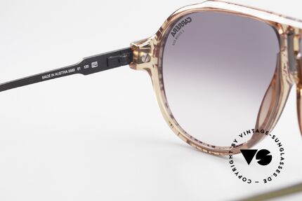 Carrera 5565 Alte Vintage 80er Sonnenbrille, einzigartiges Rahmenmuster: AUBERGINE gesplittert, Passend für Herren und Damen