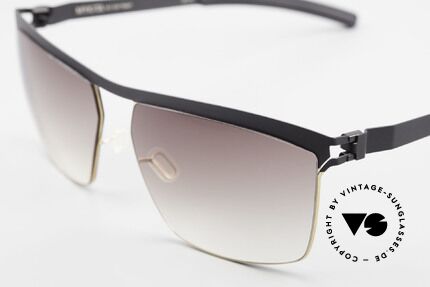 Mykita Tiago Unisex Designer Sonnenbrille, innovativ flexible Metallfassung: eine Größe passt allen, Passend für Herren und Damen