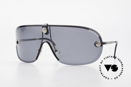 Carrera 5418 Allwetter Brille Polarisierend, seltene vintage CARRERA Sportsonnenbrille von 1989, Passend für Herren