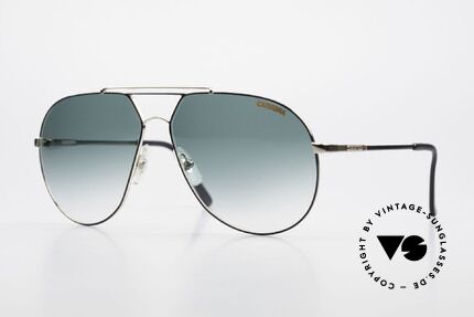 Carrera 5421 90er Sport Style Pilotenbrille, edle Carrera vintage Herren-Sonnenbrille von 1990, Passend für Herren