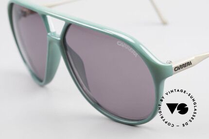 Carrera 5425 80er 90er Sport Lifestyle Brille, 2 Paar Gläser: 1x grün Verlauf C-Vision & 1x grau-solid, Passend für Herren