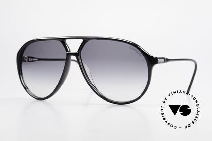 Carrera 5425 80er Brille Mit Wechselgläsern, vintage Sonnenbrille der Carrera Kollektion 1989/1990, Passend für Herren