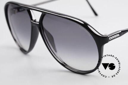 Carrera 5425 80er Brille Mit Wechselgläsern, mit 2 Paar Gläsern: 1x grau-Verlauf und 1x brown-solid, Passend für Herren