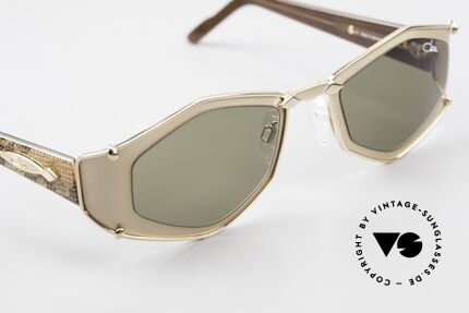 Cazal 912 Schlangenhaut Muster Brille, KEINE Retromode, sondern ein interessantes Unikat, Passend für Damen