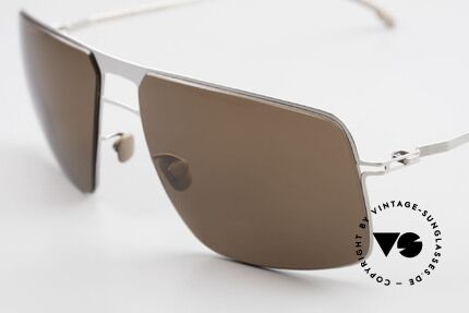 Mykita Leif Designer Herren Sonnenbrille, innovativ flexible Metallfassung in Large bis XL Größe, Passend für Herren