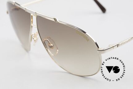 Carrera 5401 Small 80er Brille Mit 3 Paar Gläsern, 1x braun-Verlauf, 1x grau-Verlauf, 1x grau Ultrasight, Passend für Herren und Damen