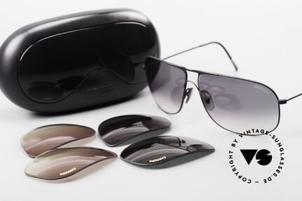 Carrera 5422 90er Brille Mit 3 Paar Gläsern, Größe: extra large, Passend für Herren