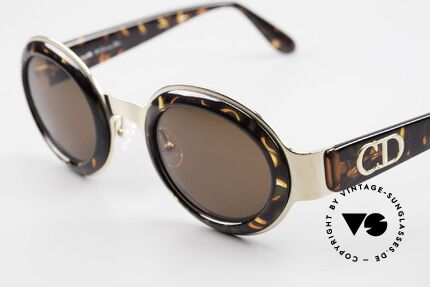 Christian Dior 2037 Runde Damensonnenbrille 90er, ungetragenes Dior ORIGINAL in tadellosem Zustand, Passend für Damen