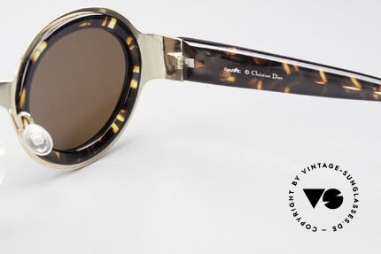 Christian Dior 2037 Runde Damensonnenbrille 90er, Größe: large, Passend für Damen
