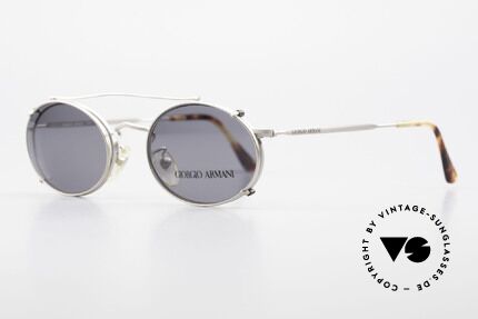 Giorgio Armani 131 80er Fassung Mit Sonnenclip, zeitloses 80er Jahre Modell in  absoluter TOP-Qualität, Passend für Herren und Damen