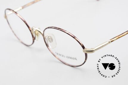Giorgio Armani 189 Ovale Designerbrille 1990er, ungetragen (wie alle unsere vintage Designerbrillen), Passend für Herren