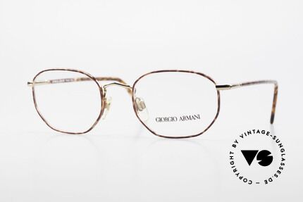 Giorgio Armani 187 Klassische 90er Herrenbrille Details