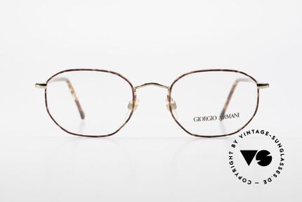 Giorgio Armani 187 Klassische 90er Herrenbrille, sehr klassische Herrenform (eher eine kleine Größe), Passend für Herren
