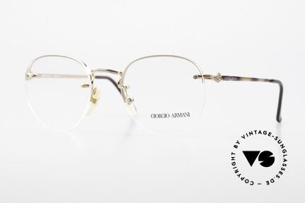 Giorgio Armani 161 Randlose Vintage Fassung 80er Details