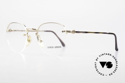 Giorgio Armani 161 Randlose Vintage Fassung 80er, die DEMO-Gläser sind mit kleinen Schrauben fixiert, Passend für Herren und Damen