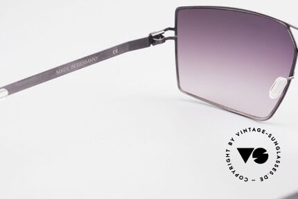 Mykita Viktor Designer Sonnenbrille Eckig, getragen von zahlreichen Promis und inzwischen selten, Passend für Herren