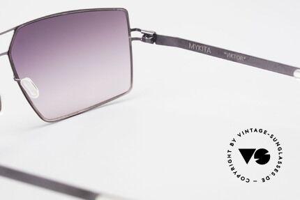 Mykita Viktor Designer Sonnenbrille Eckig, daher jetzt bei uns (natürlich ungetragen und mit Etui), Passend für Herren