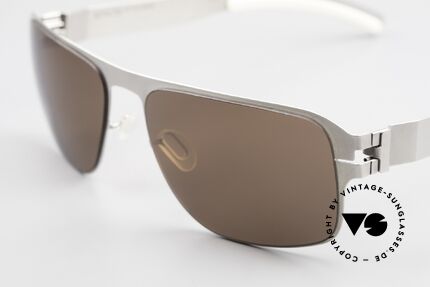 Mykita Lennox Sportliche Men's Sonnenbrille, innovativ flexible Metallfassung: eine Größe passt allen, Passend für Herren