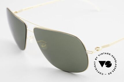 Mykita Jon Designer Metall Sonnenbrille, flexible & leichte Metallfassung: eine Größe passt allen, Passend für Herren und Damen