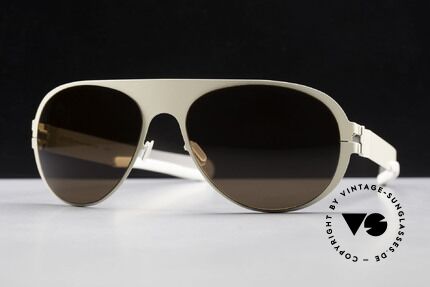 Mykita Winston Limited Designer Sonnenbrille, innovativ flexible Metallfassung: eine Größe passt allen, Passend für Herren