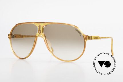 Carrera 5407 80s Sport Aviator Sonnenbrille, alte 80er Sport Pilotensonnenbrille von Carrera, Passend für Herren