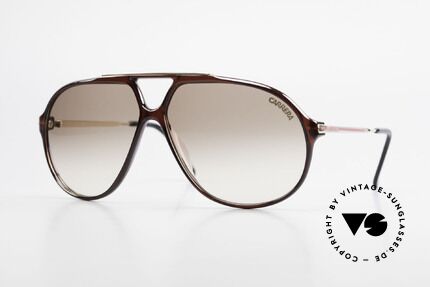Carrera 5405 Alte 90er Aviator Sonnenbrille, vintage Carrera 5405 Herrensonnenbrille von 1989/90, Passend für Herren