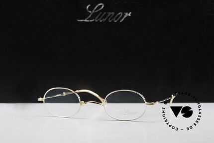 Lunor XXV Folding 04 Ovale Faltbrille BC Bicolor, Größe: extra small, Passend für Herren und Damen