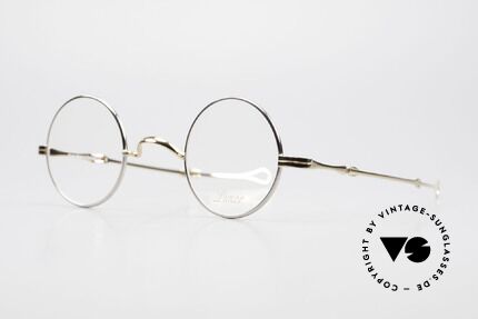 Lunor I 12 Telescopic Schiebebügel Teleskopbrille, Brillendesign in Anlehnung an frühere Jahrhunderte, Passend für Herren und Damen