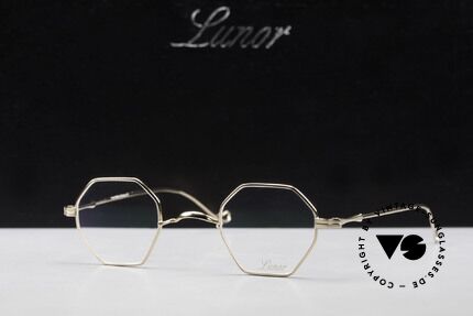Lunor II 11 Eckige Pantobrille Vergoldet, Größe: small, Passend für Herren und Damen Lunor II 11 Eckige Pantobrille Vergoldet, Größe: small, Passend für Herren und Damen
