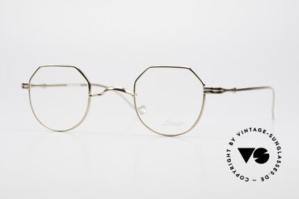 Lunor II 18 Hybrid Pantobrille Vergoldet, LUNOR = französisch für "Lunette d’Or" (Goldbrille), Passend für Herren und Damen