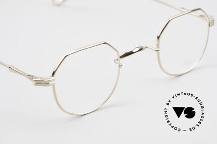 Lunor II 18 Hybrid Pantobrille Vergoldet, altes, ungetragenes LUNOR Einzelstück (RARITÄT!), Passend für Herren und Damen