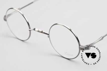 Lunor II 12 Kleine Runde Luxus Brille, edel, stilvoll, zeitlos = ein wahres LUNOR ORIGINAL, Passend für Herren und Damen