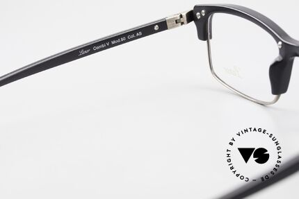 Lunor Combi V Mod 50 Designer Kombibrille Titanium, Fassung in Größe 52/18 kann beliebig verglast werden, Passend für Herren und Damen