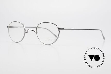 Lunor Club I 501 GM Metallbrille Anatomisch Unisex, Scheibenbreite: 42mm, Höhe = 34mm und Steg 24mm, Passend für Herren und Damen