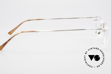 Lunor Classic One Halb Rahmenlose Vintage Brille, Größe: small, Passend für Herren und Damen