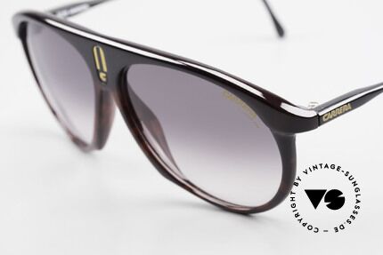 Carrera 5427 Sportsonnenbrille 80er Unisex, C-Vision 400 gold-Logo und 1x C-Vision silber-Logo, Passend für Herren und Damen