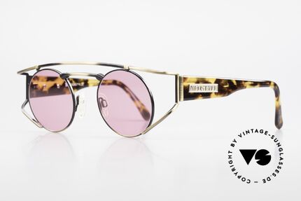 Neostyle Superstar 1 Steampunk Sonnenbrille Pink, gelb-bräunlicher Farbton in einer Art 'camouflage', Passend für Herren und Damen Neostyle Superstar 1 Steampunk Sonnenbrille Pink, gelb-bräunlicher Farbton in einer Art 'camouflage', Passend für Herren und Damen