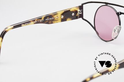 Neostyle Superstar 1 Steampunk Sonnenbrille Pink, ein altes Original mit neuen pinken Sonnengläsern, Passend für Herren und Damen Neostyle Superstar 1 Steampunk Sonnenbrille Pink, ein altes Original mit neuen pinken Sonnengläsern, Passend für Herren und Damen