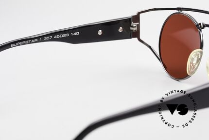 Neostyle Superstar 1 Steampunk Sonnenbrille 3D Rot, KEINE RETRObrille, sondern ein altes ORIGINAL, Passend für Herren und Damen Neostyle Superstar 1 Steampunk Sonnenbrille 3D Rot, KEINE RETRObrille, sondern ein altes ORIGINAL, Passend für Herren und Damen