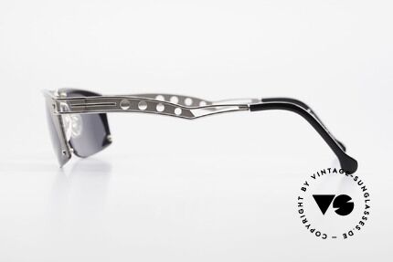 Neostyle Holiday 968 Steampunk Sonnenbrille 90er, dunkelgraue Sonnengläser; für 100% UV Protection, Passend für Herren