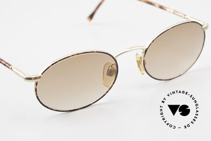 Giorgio Armani 192 Vintage Sonnenbrille Oval 80er, ungetragen (wie alle unsere 80er Jahre DesignKlassiker), Passend für Herren und Damen