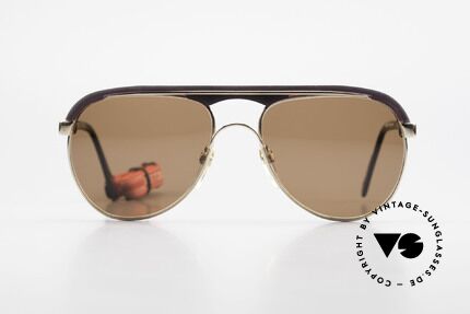 Metzler 0250 Echt 80er Sportsonnenbrille, mit Sportband für idealen Halt bei div. Aktivitäten, Passend für Herren