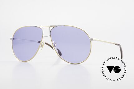Metzler 0878 80er En Vogue Sonnenbrille, alte Metzler Pilotensonnenbrille aus dem Jahre 1986, Passend für Herren