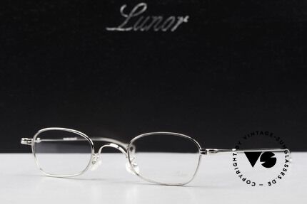 Lunor V 106 Metallbrille Unisex Vollrand, Größe: medium, Passend für Herren und Damen